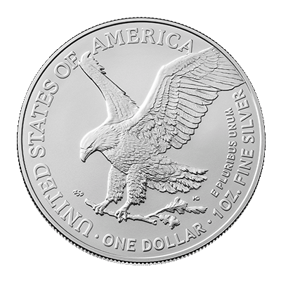 A picture of a Pièce d’argent de 1 oz, Aigle américain (2025)